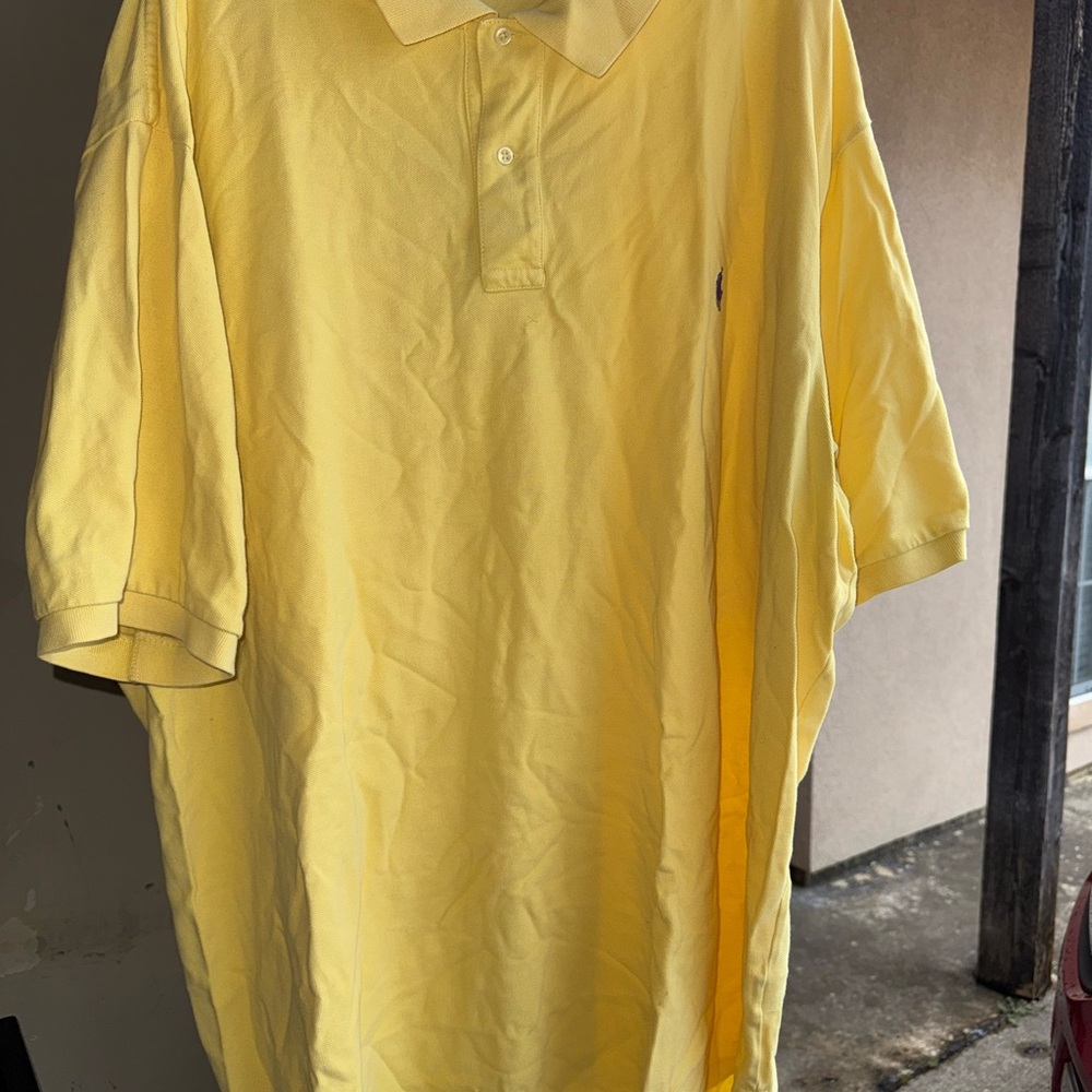 Polo by Ralph Lauren Yellow Cotton Polo Shirt